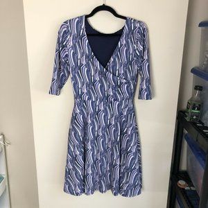 Betabrand reversible dress with pockets